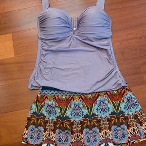 Alex Marie Tankini and Keneth Cole Swim Skirt